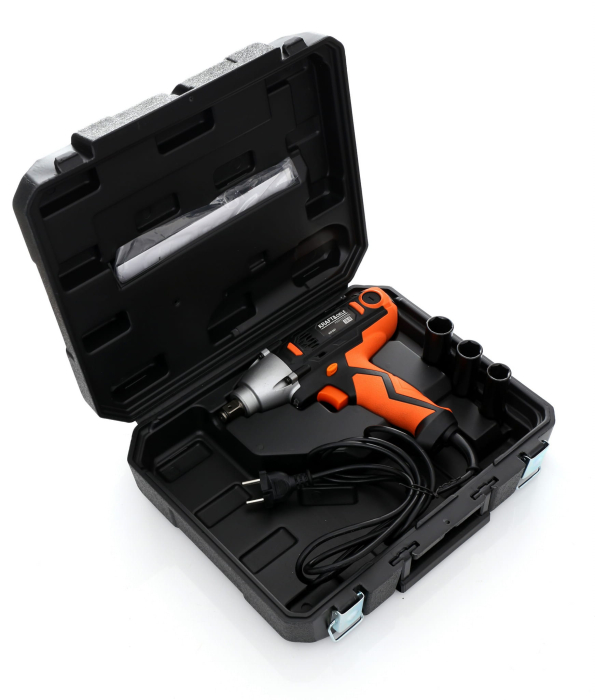 Pistol cheie masina cu impact electric 2000W 800Nm, insurubat desfacut + chei 17,19,21,22mm (KD1534) [2]
