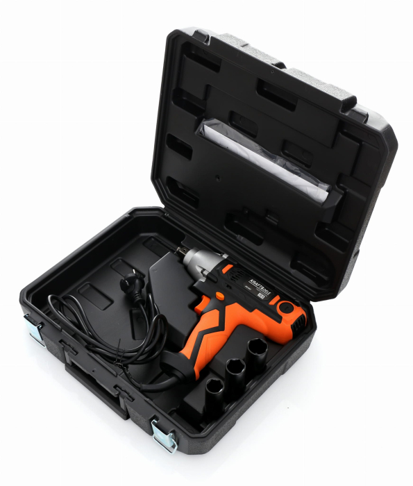 Pistol cheie masina cu impact electric 2000W 800Nm, insurubat desfacut + chei 17,19,21,22mm (KD1534) [3]