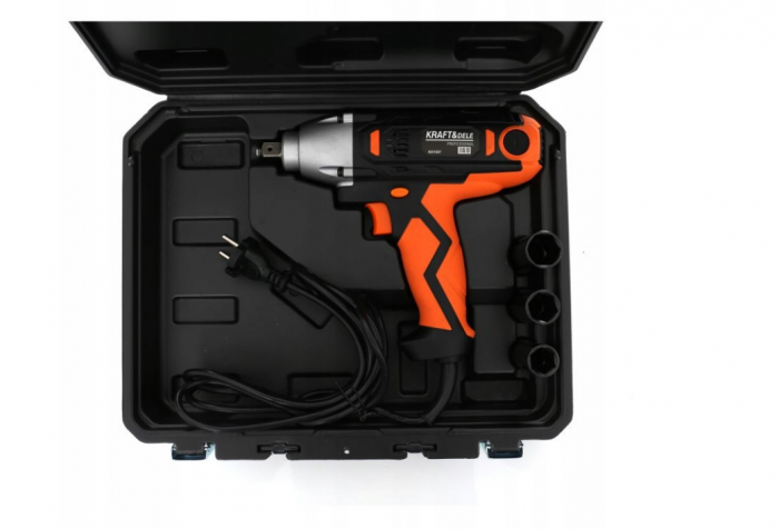 Pistol cheie masina cu impact electric 2100W 800Nm, insurubat desfacut + chei 17,19,21mm (KD1557) [12]