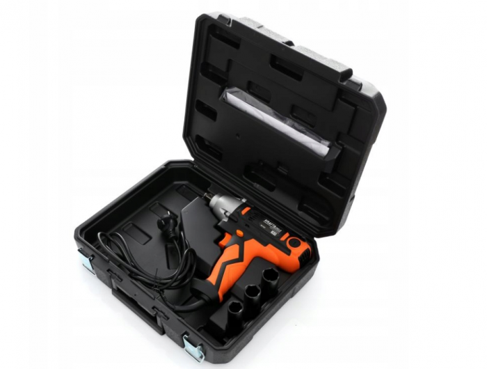 Pistol cheie masina cu impact electric 2100W 800Nm, insurubat desfacut + chei 17,19,21mm (KD1557) [11]