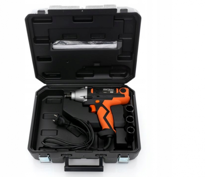 Pistol cheie masina cu impact electric 2100W 800Nm, insurubat desfacut + chei 17,19,21mm (KD1557) [9]