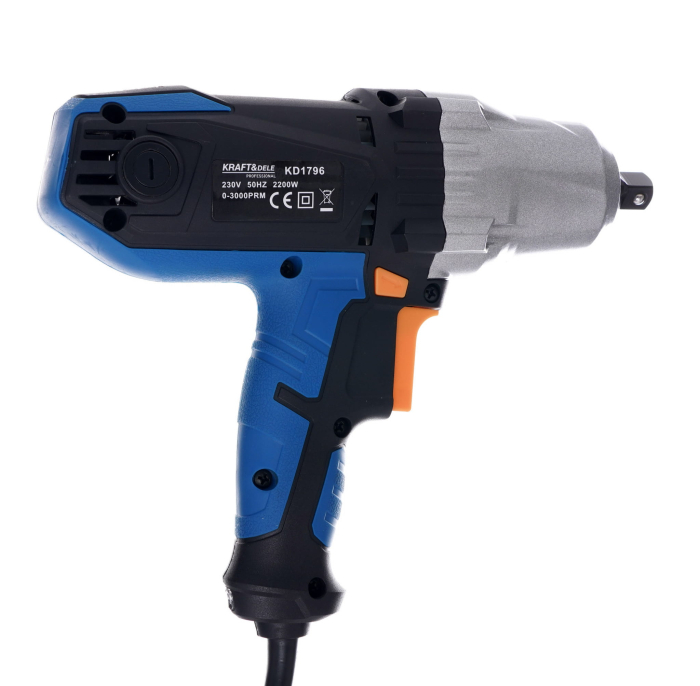 Pistol cheie masina cu impact electric 2200W 700Nm, insurubat desfacut + chei 17,19,21,22mm (KD1796) [9]
