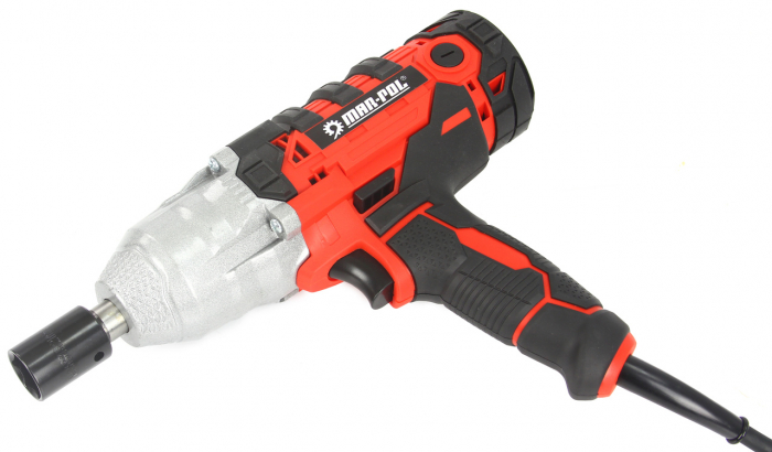 Pistol cheie masina cu impact electric 750Nm, insurubat desfacut + chei 17,19,21,22mm (M80489) [5]