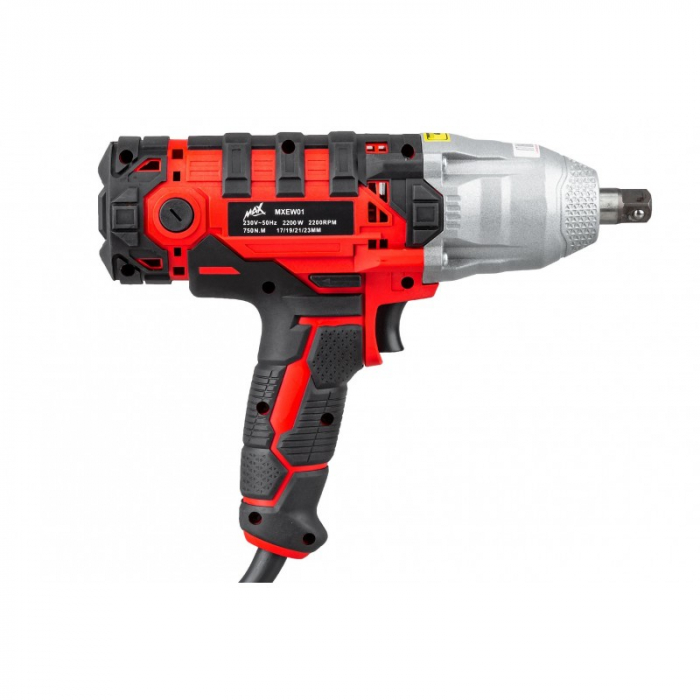 Pistol cheie masina cu impact electric 750Nm, insurubat desfacut + chei 17,19,21,22mm (MXEW01) [4]