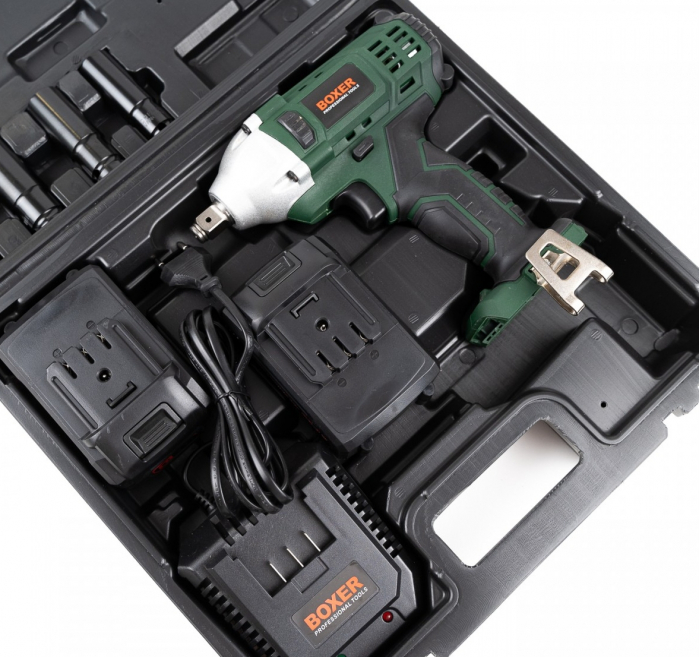 Pistol cheie masina insurubat desfacut cu impact acumulator 24.4V, 2 baterii 5ah (SR-023) [7]