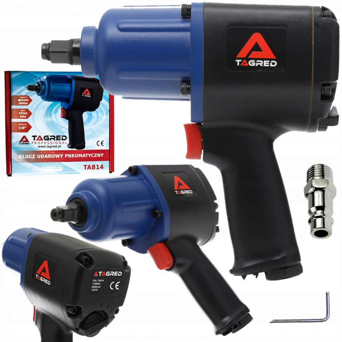 Pistol cheie pneumatica impact 1700NM insurubat desfacut (TA814) [1]