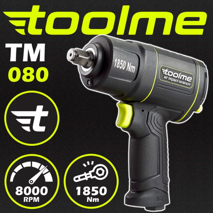 Pistol cheie pneumatica impact 1850Nm ½ (TM080) [2]