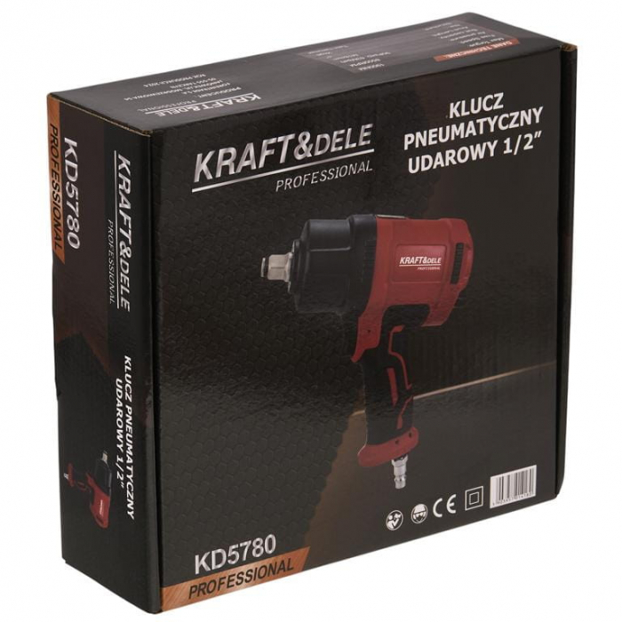 Pistol cheie pneumatica impact 1900Nm ½ (KD5780) [17]