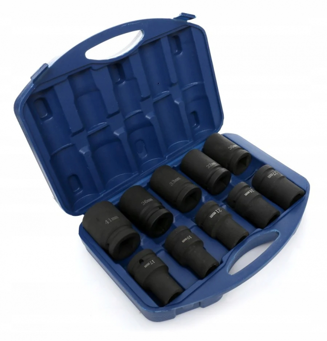 Pistol cheie pneumatica impact 4200Nm 1tol + mufa rapida + furtun profesioanl camioane + Set chei tubulare impact 10 piese 17-41mm intarite (TA827+TA1250+F-15m-13mm+MR-T-12) [6]