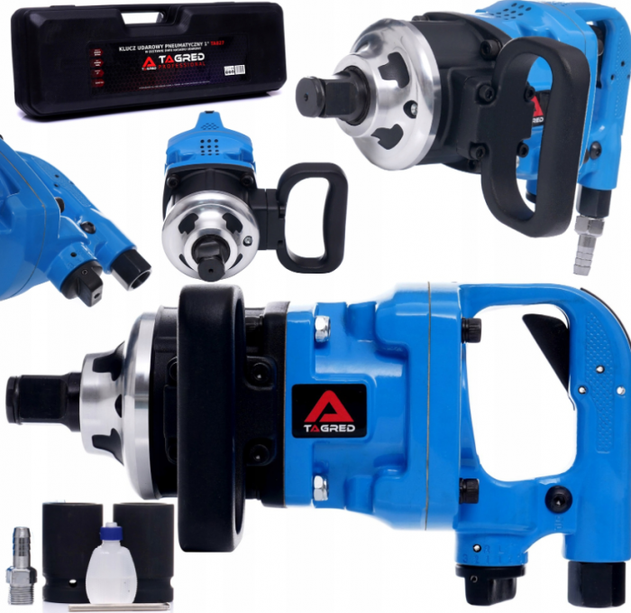 Pistol cheie pneumatica impact 4200Nm 1tol + tubulare 32 33mm camion + Pistol cheie pneumatica impact 7000Nm 1tol camion tir utilaje (TA830+TA827) [5]