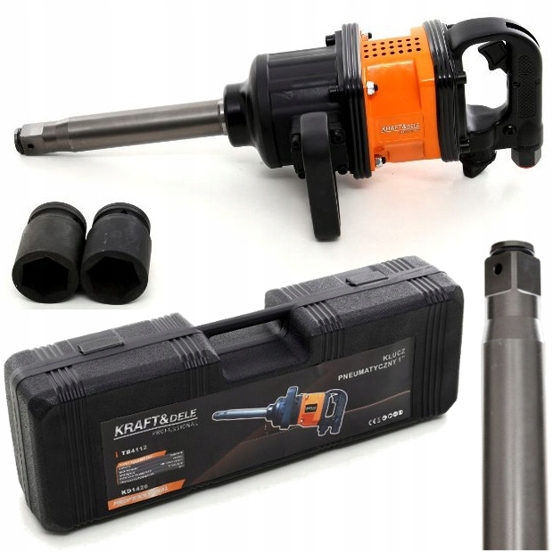 Pistol cheie pneumatica impact 4800Nm 1tol + tubulare 32 33mm camion, tir insurubat desfacut (KD1426) [11]