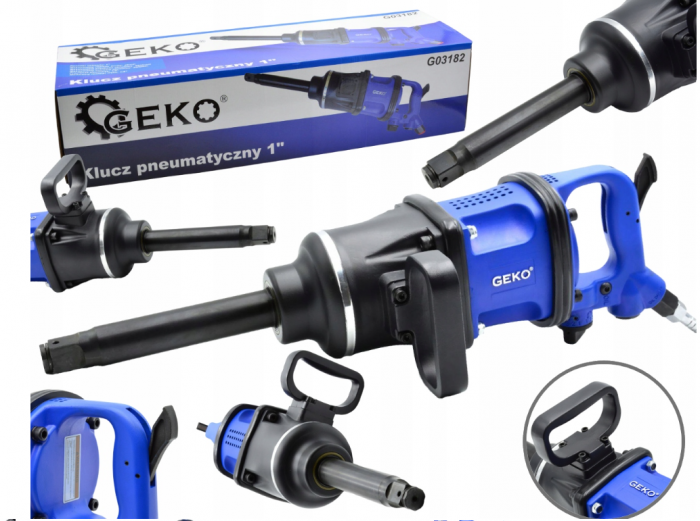 Pistol cheie pneumatica impact 4800Nm 1tol + tubulare 32 33mm camion tir utilaje (G03182) [1]