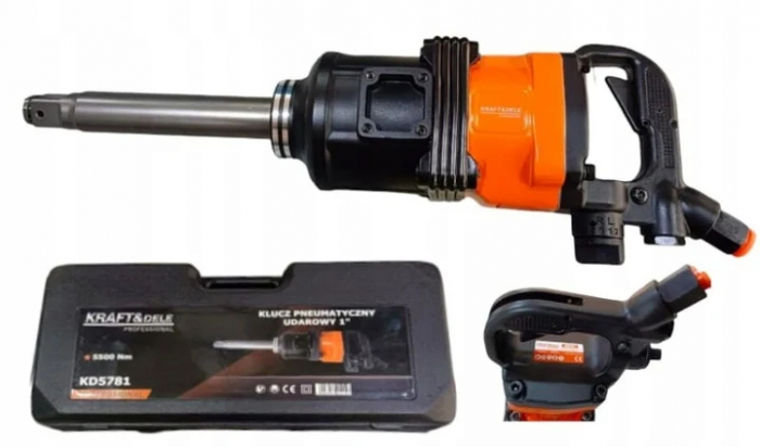 Pistol cheie pneumatica impact 5500Nm 1tol + mufa rapida + furtun profesioanl camioane (KD5781+F-15m-13mm+MR-T-12) [4]