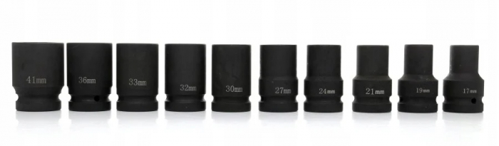 Pistol cheie pneumatica impact 5500Nm 1tol + mufa rapida + furtun profesioanl camioane + Set chei tubulare impact 10 piese 17-41mm intarite (KD5781+TA1250+F-15m-13mm+MR-T-12) [10]