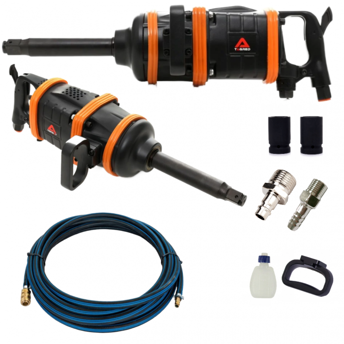 Pistol cheie pneumatica impact 7000Nm 1tol + mufa rapida + furtun profesioanl camioane (TA830+F-15m-13mm+MR-T-12) [1]
