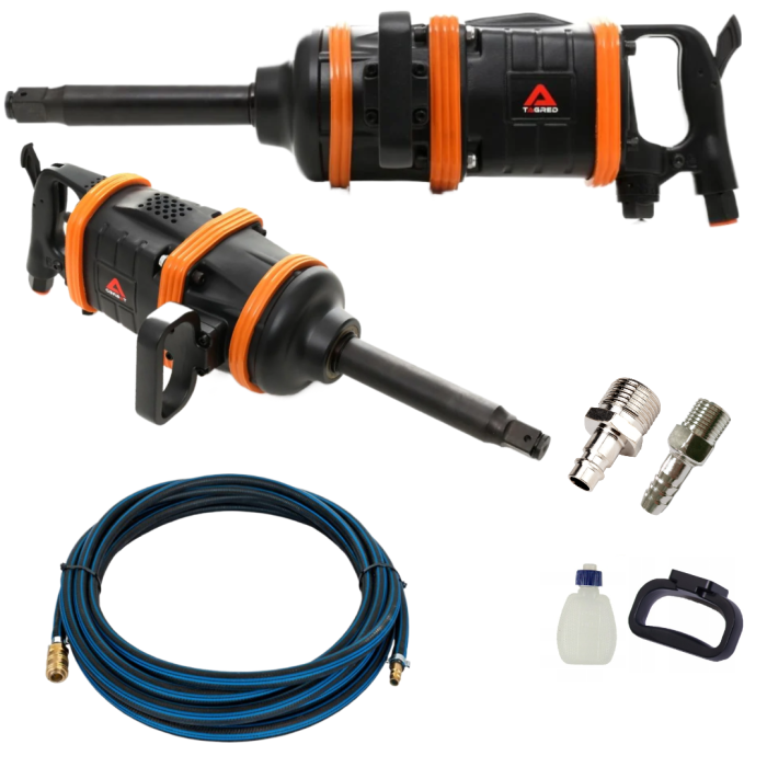 Pistol cheie pneumatica impact 7000Nm 1tol + mufa rapida + furtun profesioanl camioane (TA830+F-15m-13mm+MR-T-12) [1]