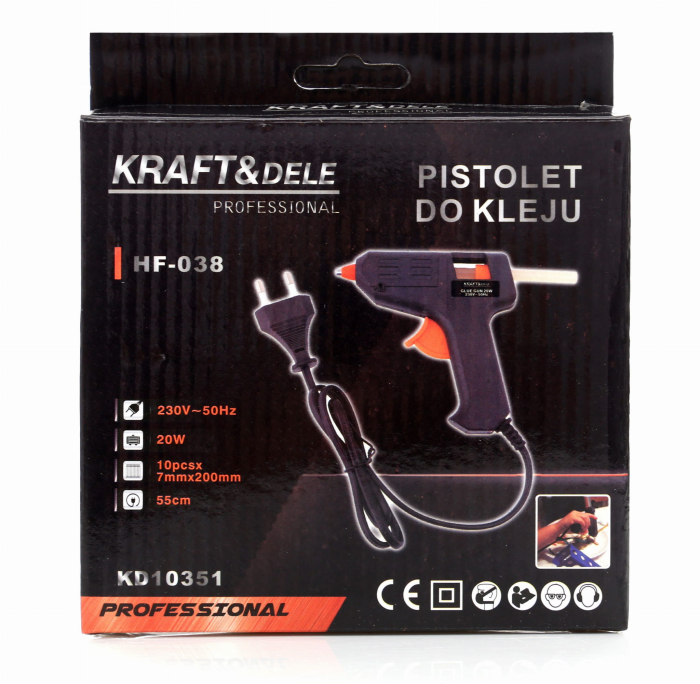 Pistol de lipit cu silicon glue gun 20W (KD10351) [2]