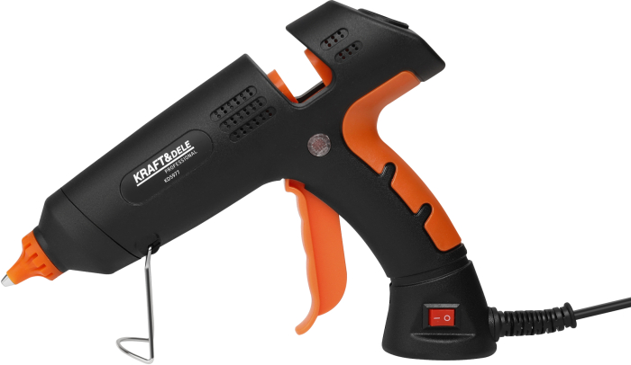 Pistol de lipit cu silicon la cald 11 mm, 20 batoane, reglaj temperatura (KD5977) [10]