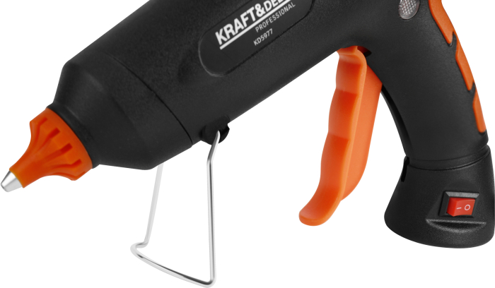 Pistol de lipit cu silicon la cald 11 mm, 20 batoane, reglaj temperatura (KD5977) [4]