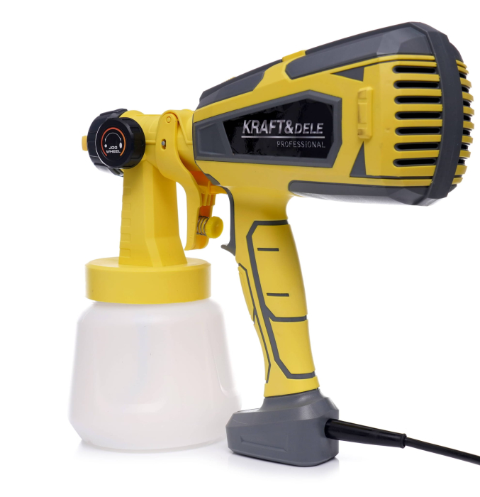 Pistol de pulverizare electric 500W duza 1.0mm 1.8mm 2.5mm 1000ml (KD1656) [8]