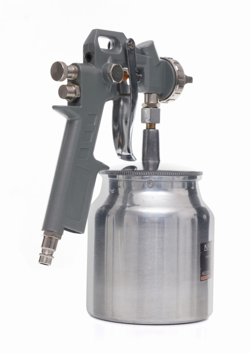 Pistol de pulverizare vopsit pneumatic HVLP, 750 ml, duza 1.8 mm, (KD2091) [6]