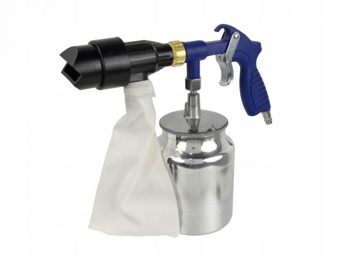 Pistol de sablare cu recuperator + 4 duze  1L 1kg (G01196) [8]