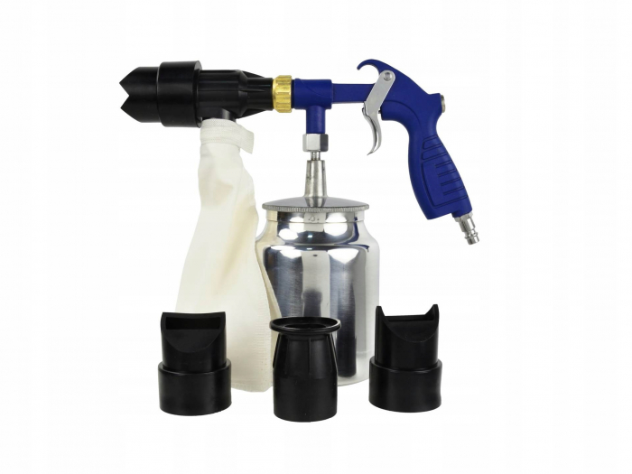 Pistol de sablare cu recuperator + 4 duze  1L 2kg (G01197) [1]