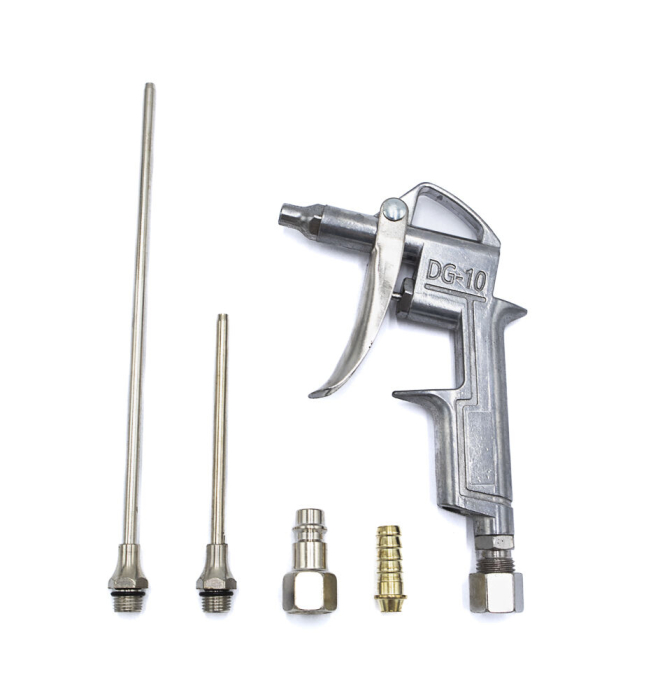 Pistol de suflat pneumatic cu 3 duze, set 6 piese, 12 bar (TA102) [5]