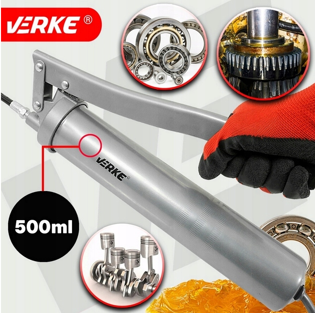 Pistol de unsoare manual 500 ml cu maner lung (V86105) [5]