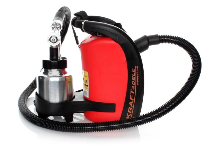 Pistol de vopsit cu compesor 600W duza 1.8mm 1000ml (KD1506) [3]