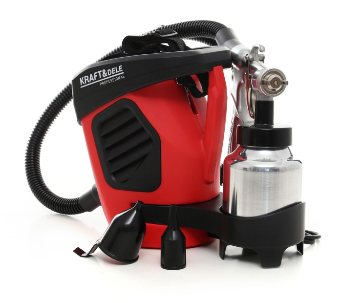 Pistol de vopsit cu compesor 600W duza 1.8mm 1000ml (KD1652) [3]