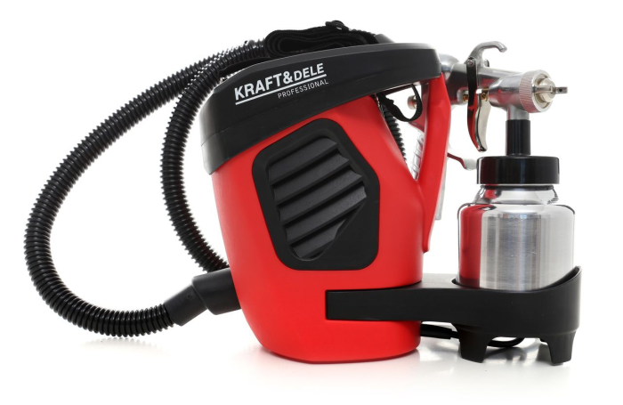 Pistol de vopsit cu compesor 600W duza 1.8mm 1000ml (KD1652) [7]