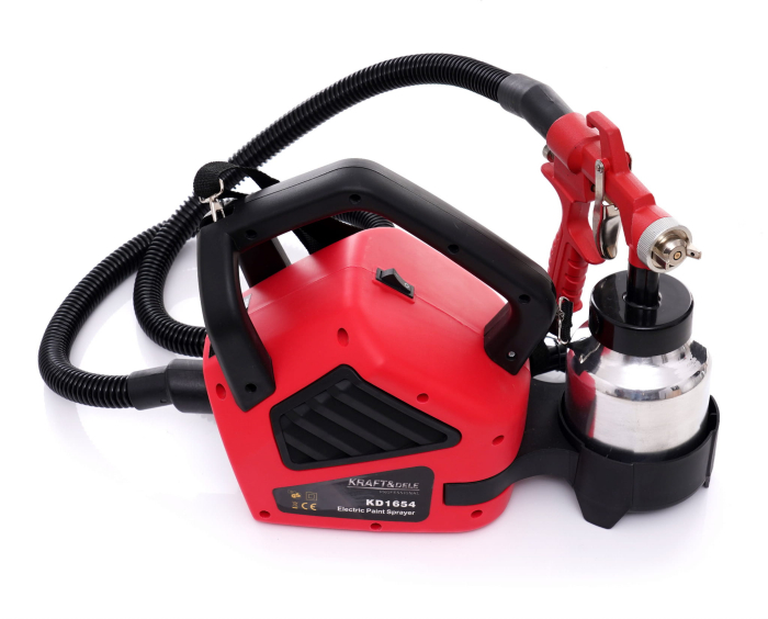 Pistol de vopsit electric cu compresor 600W duza 1.8mm 1000 ml (KD1654) [3]