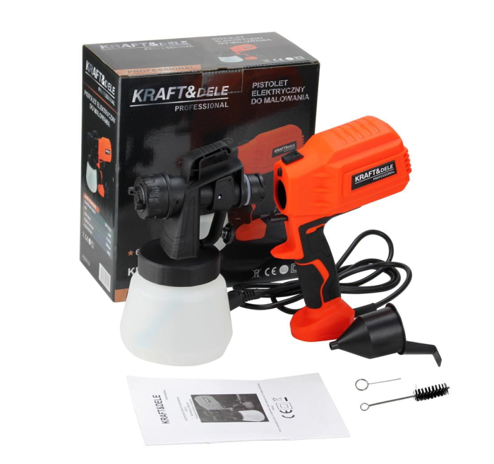 Pistol de vopsit set 650W 1000ml duza 2.5mm 230V (KD2119) [8]