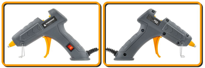 Pistol electric de lipit 60W cu silicon termofuzibil + 60 baton silicon PM1386 (PM-PDK-60T) [18]