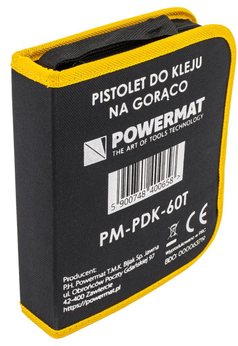 Pistol electric de lipit 60W cu silicon termofuzibil + 60 baton silicon PM1386 (PM-PDK-60T) [12]