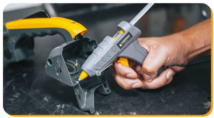 Pistol electric de lipit 60W cu silicon termofuzibil + 60 baton silicon PM1386 (PM-PDK-60T) [19]