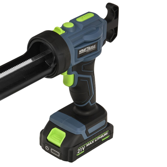 Pistol electric silicon spuma pe baterie acumulator 2500mAh 21V lampa led (KD5482) [12]