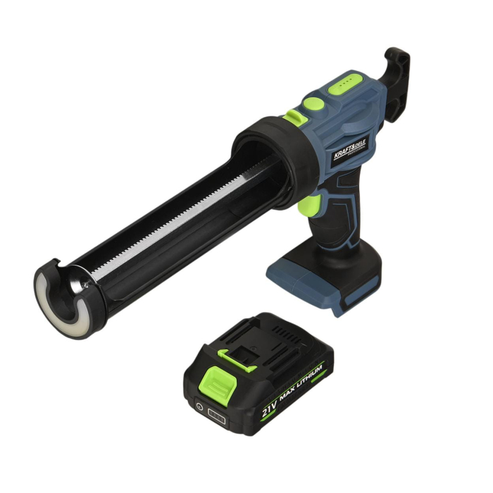 Pistol electric silicon spuma pe baterie acumulator 2500mAh 21V lampa led (KD5482) [16]