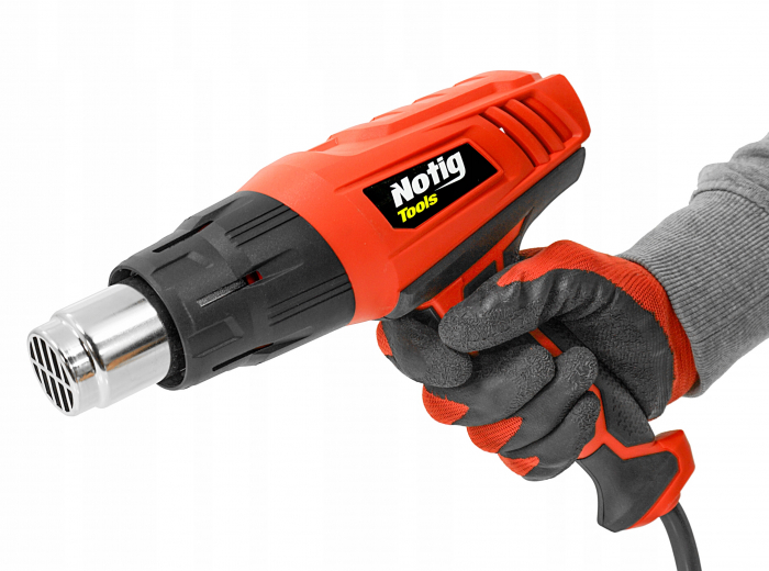 Pistol electric suflat aer cald 2000W suflanta fierbinte + capuri (N5900) [6]