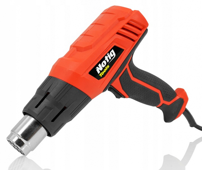 Pistol electric suflat aer cald 2000W suflanta fierbinte + capuri (N5900) [7]
