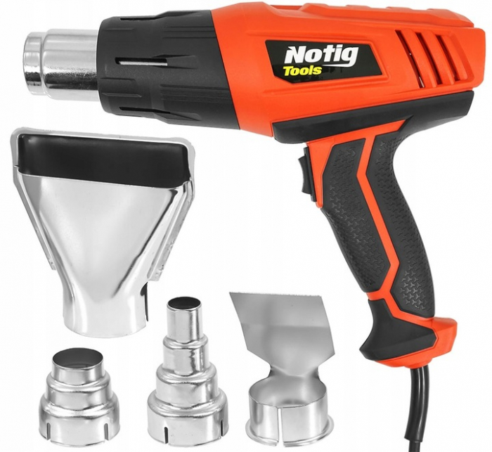 Pistol electric suflat aer cald 2000W suflanta fierbinte + capuri (N5900) [13]