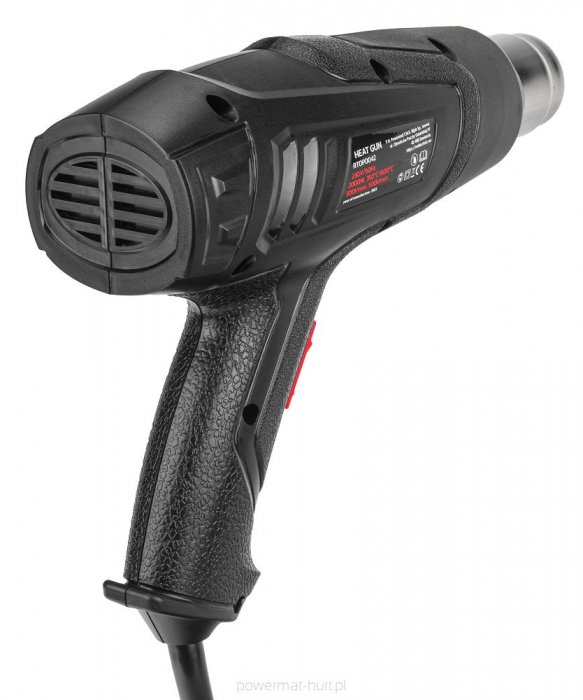 Pistol electric suflat aer cald 2000W suflanta fierbinte + capuri (RTOP0042) [7]