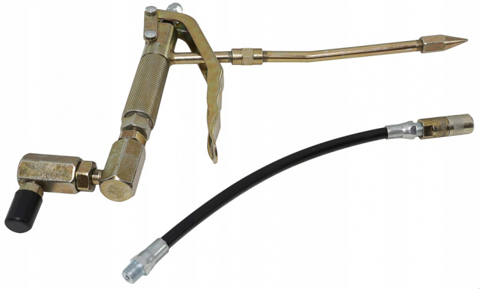 Pistol gresare pentru gresoare de picior cu 2 furtunuri (V86191) [2]