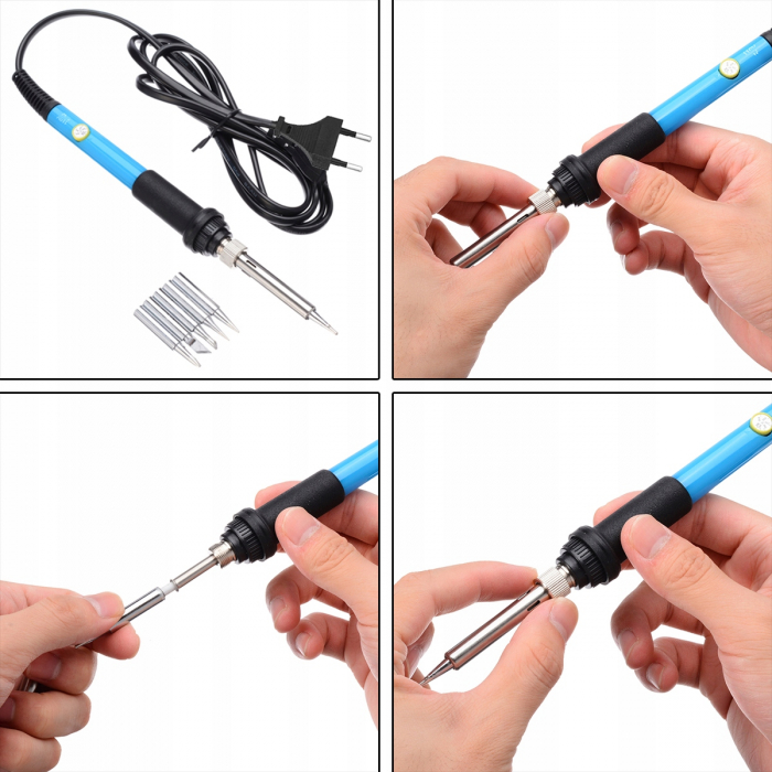 Pistol lipit electric cu ciocan letcon 60W (V08156) [7]