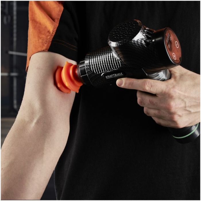 Pistol masaj muscular cu 7 capete 250W 30 viteze cu ecran LCD (KD3080) [13]