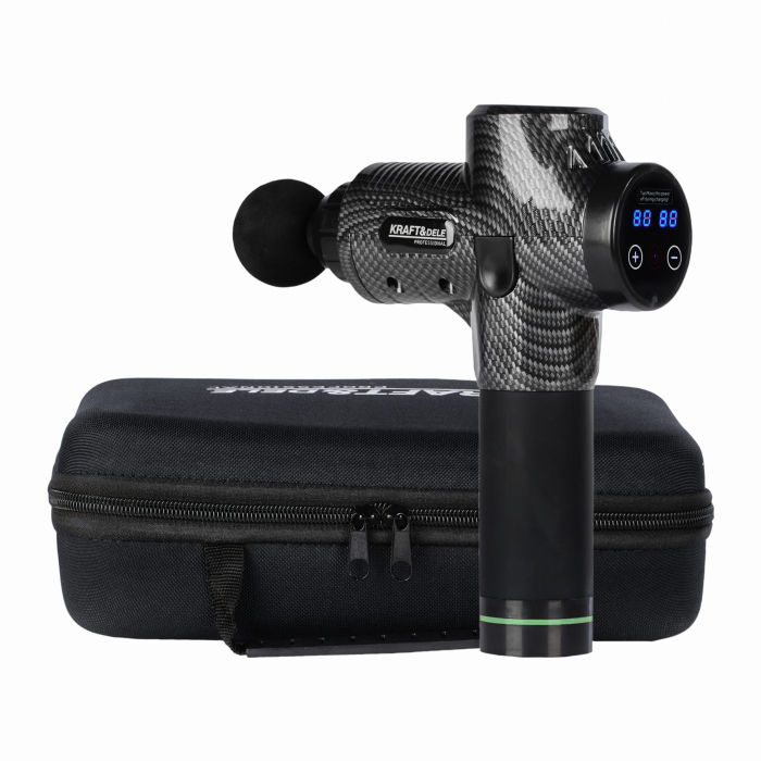 Pistol masaj muscular cu 9 capete 125W 30 viteze cu ecran LCD (KD3081) [20]