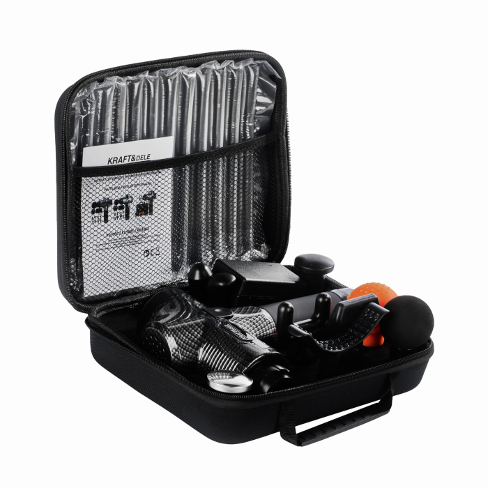 Pistol masaj muscular cu 9 capete 125W 30 viteze cu ecran LCD (KD3081) [2]