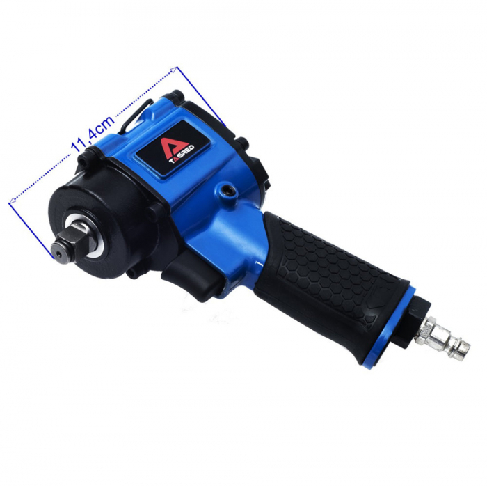 Pistol mini cheie pneumatica impact 1200Nm ½ extra scurt (TA800) [2]