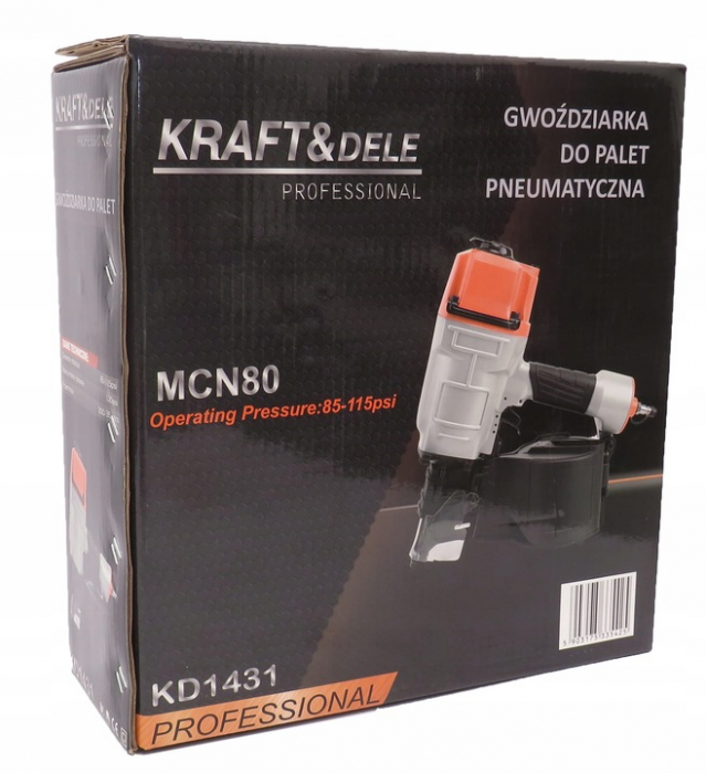 Pistol pneumatic capsator batut cuie 50-83mm 350buc paleti (KD1431) [2]